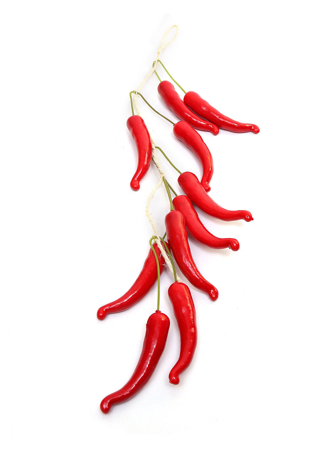 Artificial Chillies Bunch (Red)