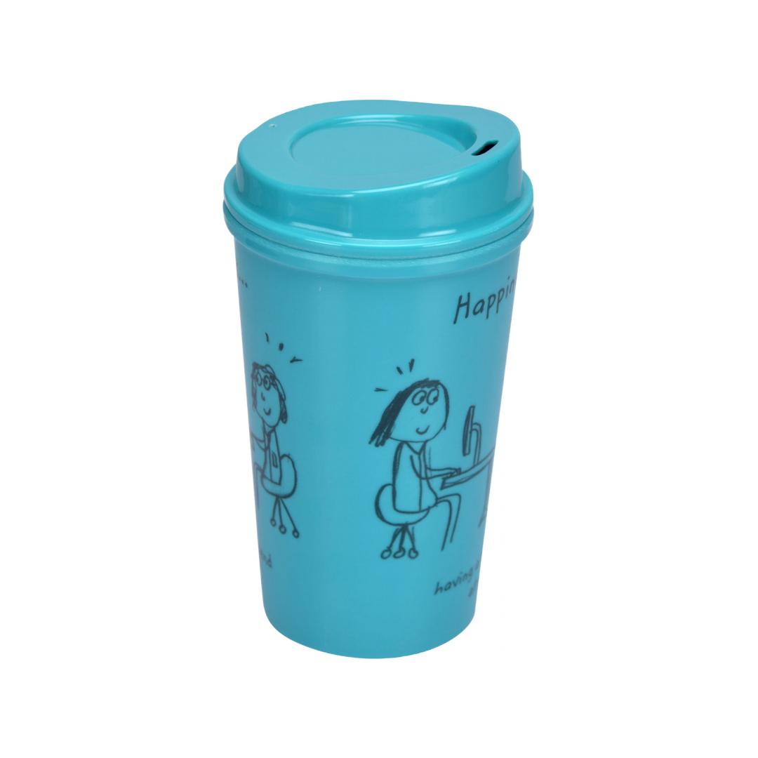 Happiness 420 ml Sipper Jar (Seagreen)