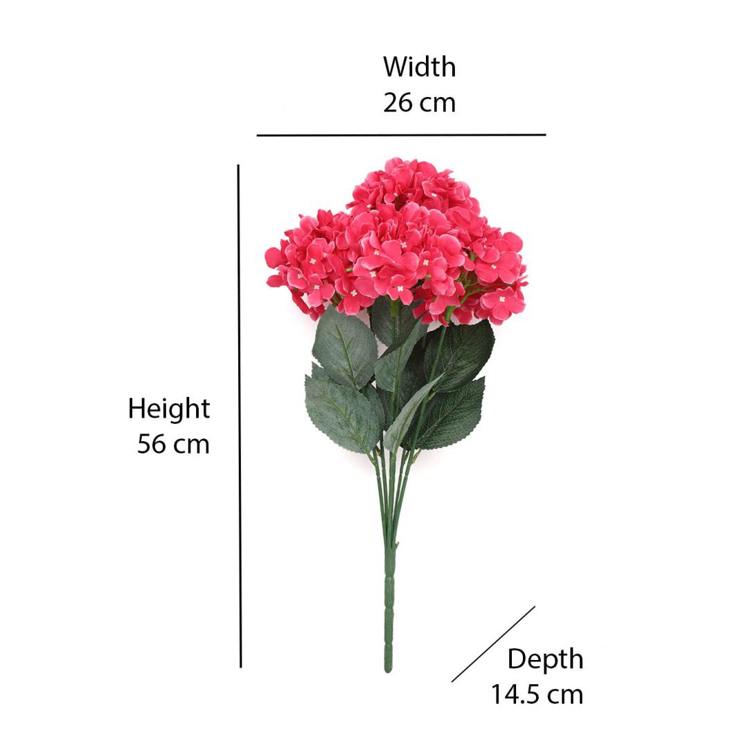Hydrangea Flower Bunch (Red)