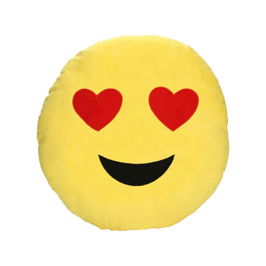 Smiley Heart Eye Emoji Polyester 14