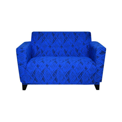 2 Seater Jaquared Knit Sofa Cover (Nautica Blue)