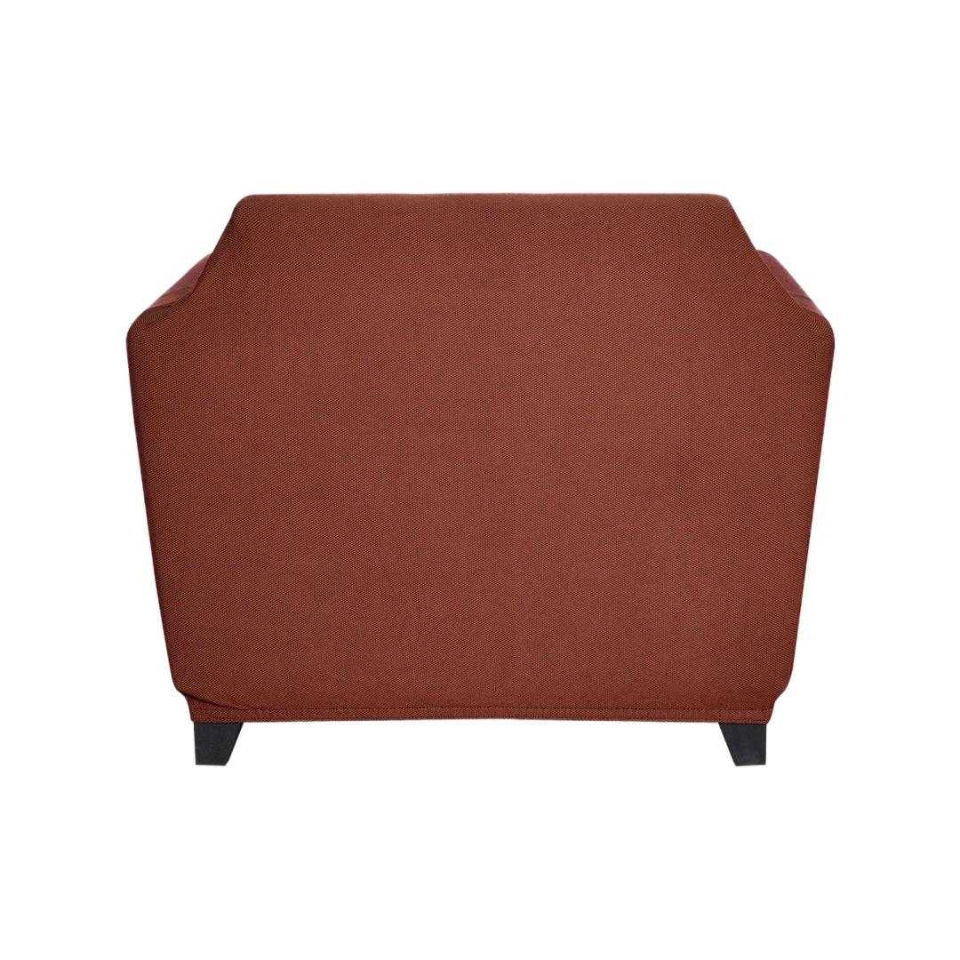 1 Seater Knit Sofa Cover (Brown)