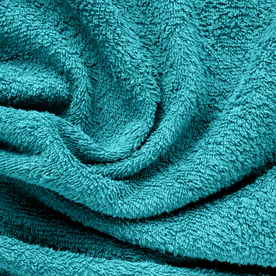 Aquacado 26 x 26 cm Face Towel Set Of 6 Turq Blue & Rust