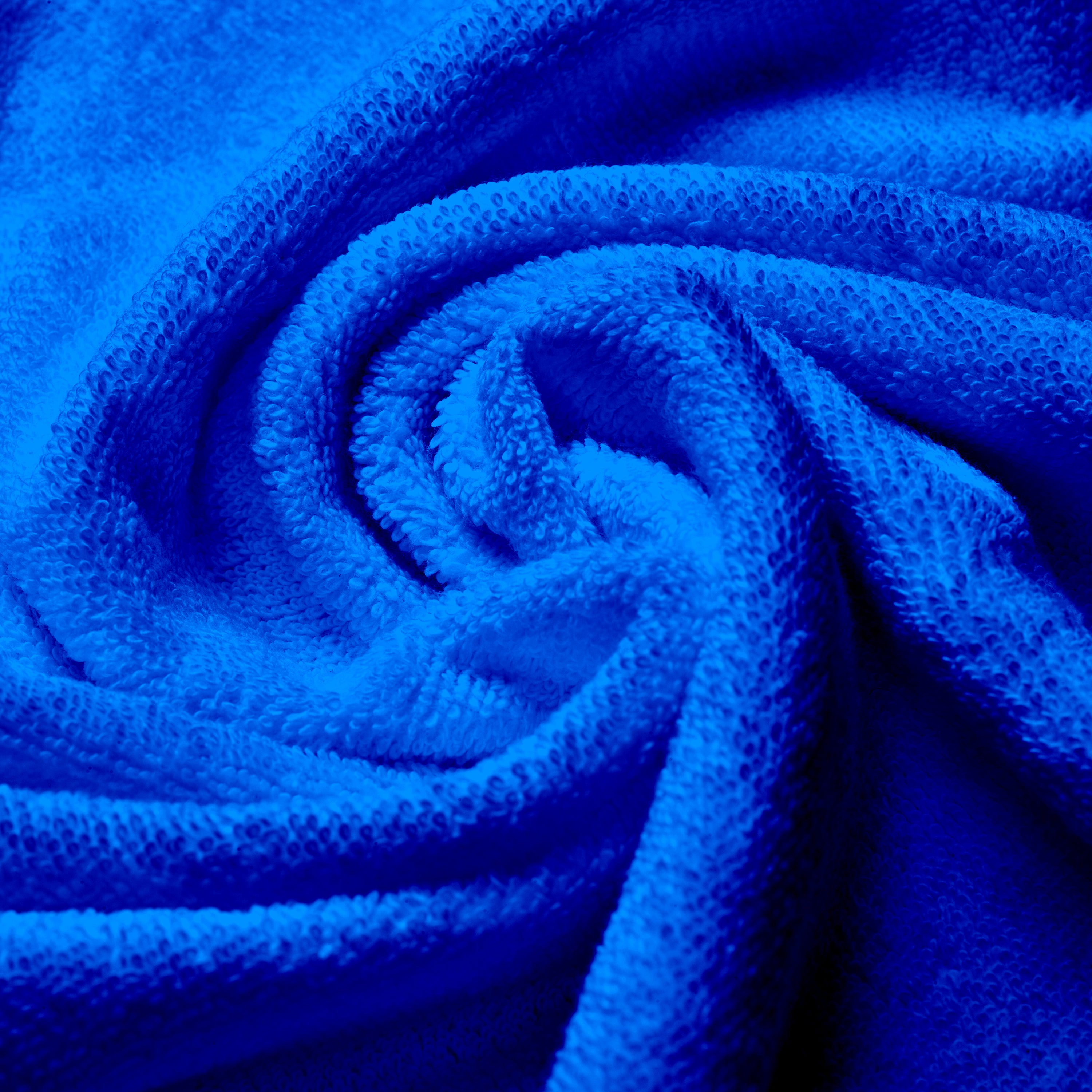 Aquacado 38 x 58 cm Hand Towel Set Of 4 White & Irish Blue