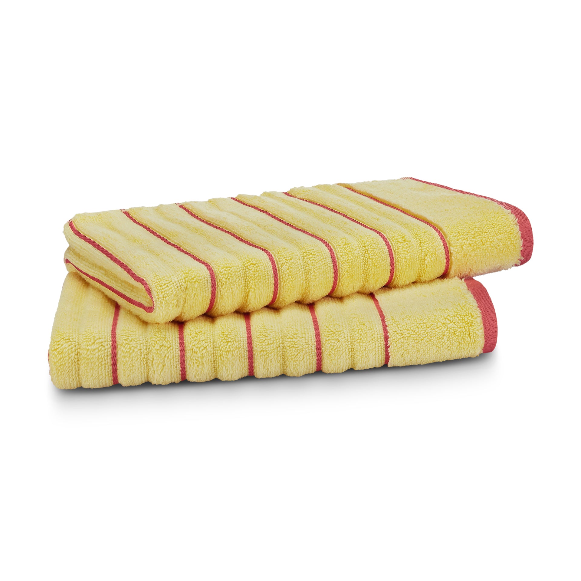 Spaces Exotica Ribbed Small Hand Towel 575 GSM(Custard Coral)