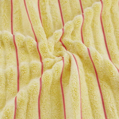 Spaces Exotica Ribbed Small Hand Towel 575 GSM(Custard Coral)