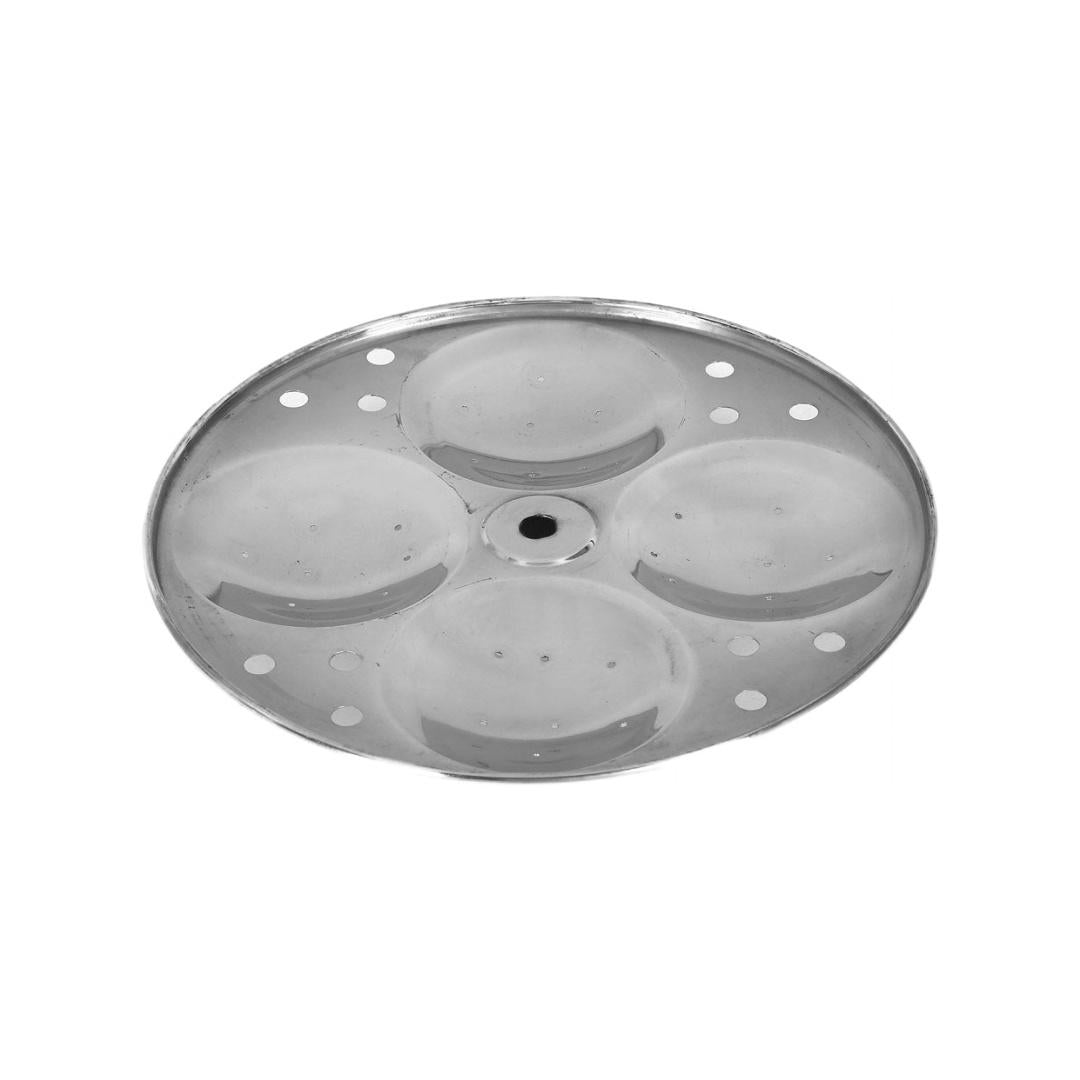 Set of 3 Idli Stand Plate (Silver)