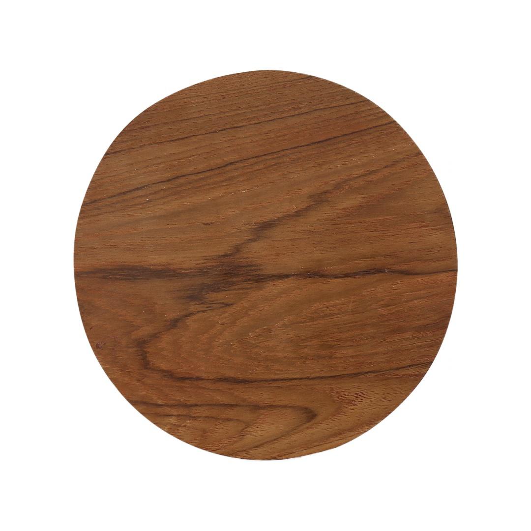 Wooden Round Polpat (Brown)