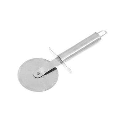 Ayodhya Pizza Cutter with Handle (Silver)