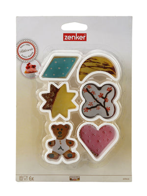 Star Cookie Cutter 6 Pieces (White)