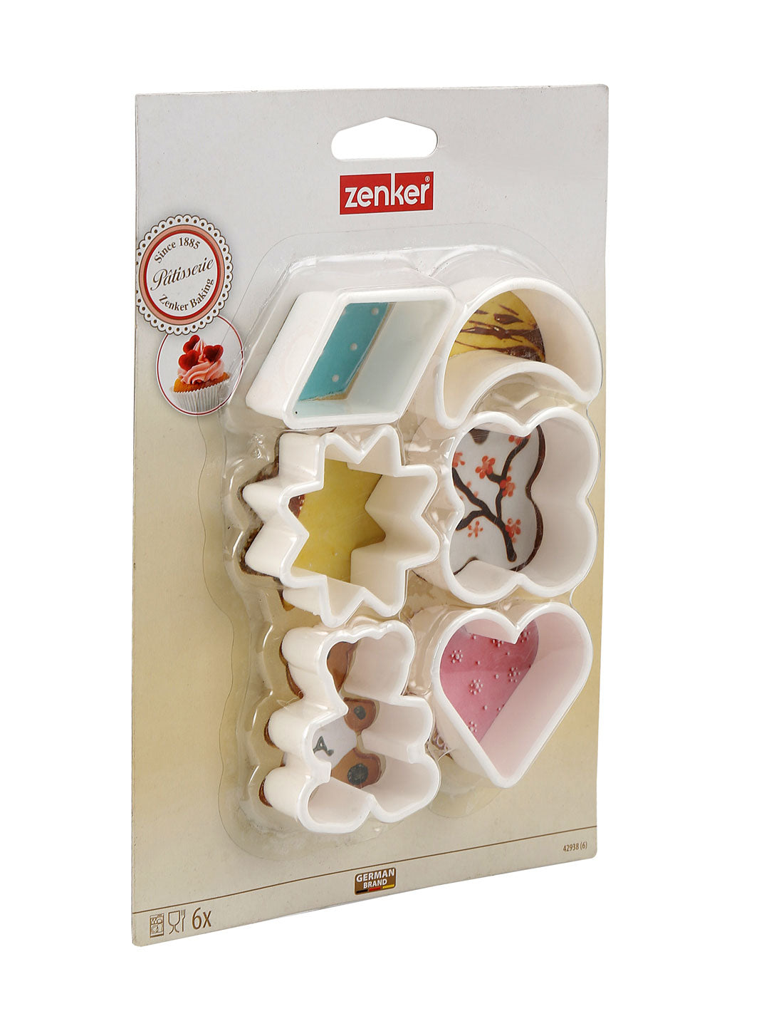 Star Cookie Cutter 6 Pieces (White)