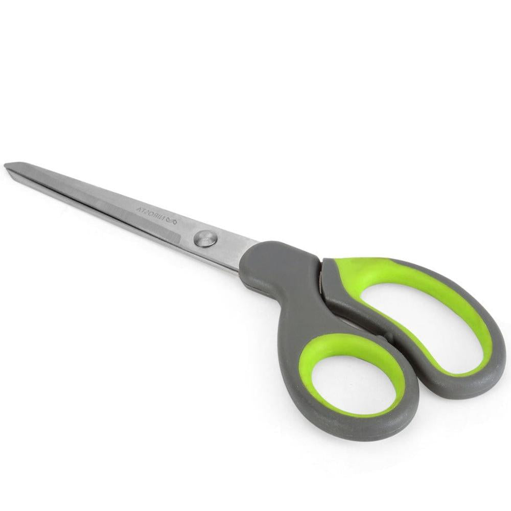Soft Grip Scissors (Silver)