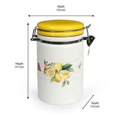 Large Ceramic Jar (Yellow)