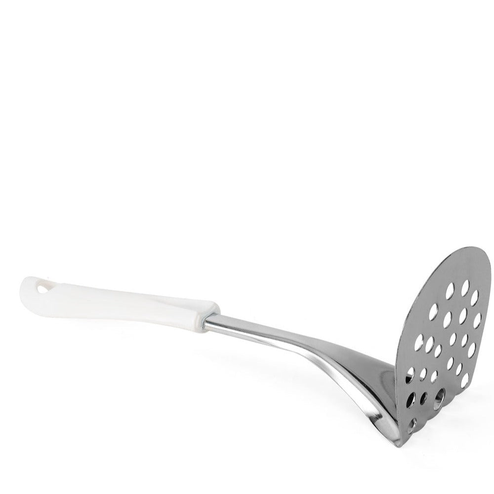 Masher with Plastic Handle (Silver)