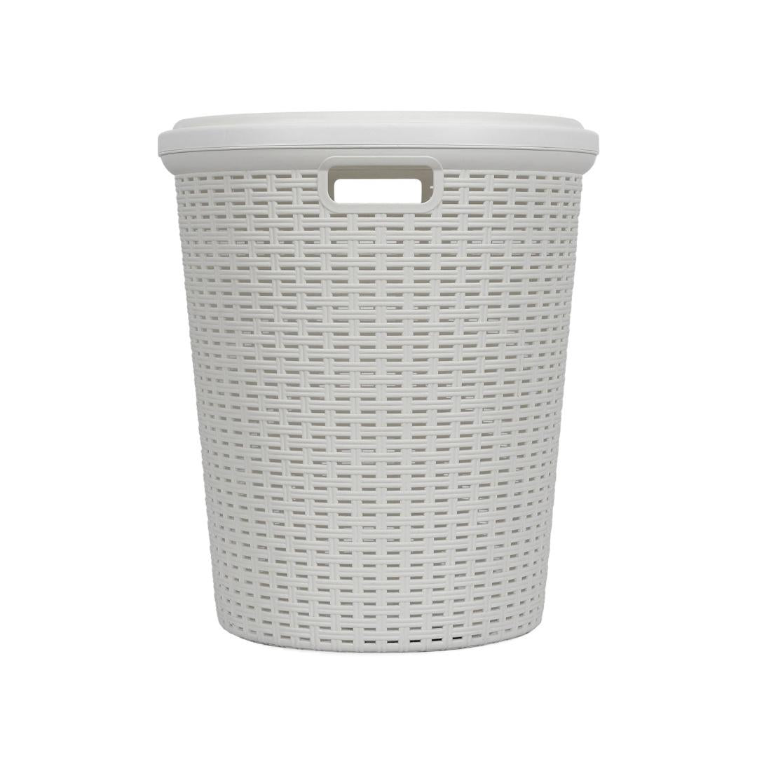 Round Laundry Basket 23 L Grey