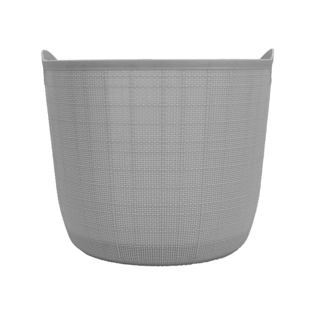 Buy Round 32 Litre Laundry Basket (Grey) Online| At-home | Nilkamal At ...