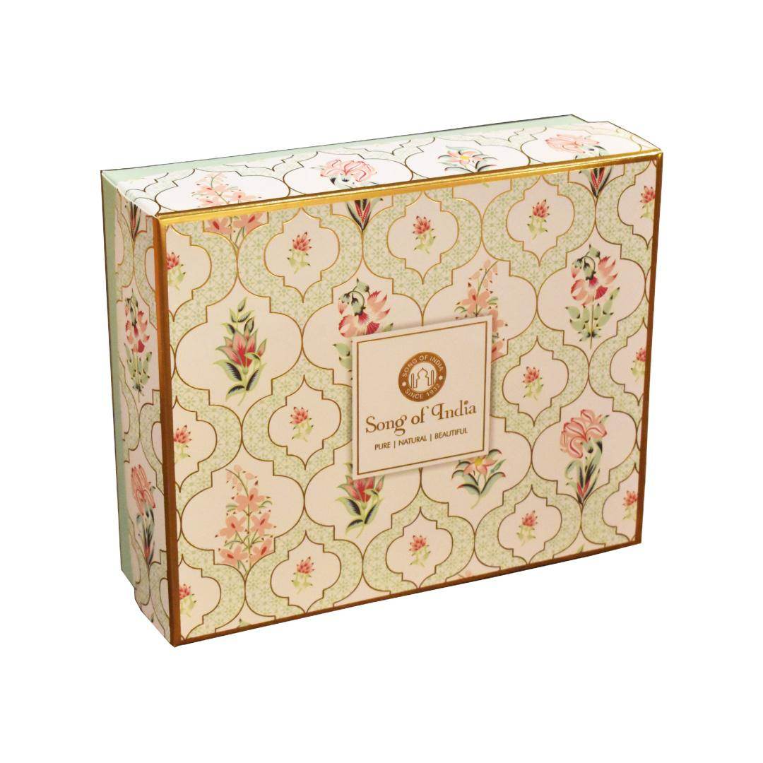 Song of India White Meditation / Pooja Organic Goodness Gift Box
