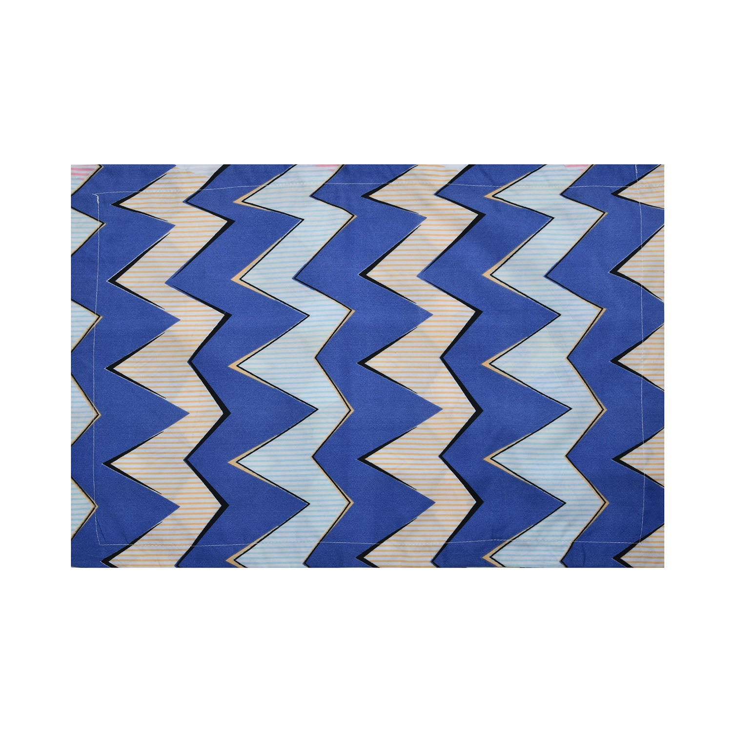 Ammara Zigzag Print 46 x 69 cm Pillow Covers Set of 2 (Multicolor)