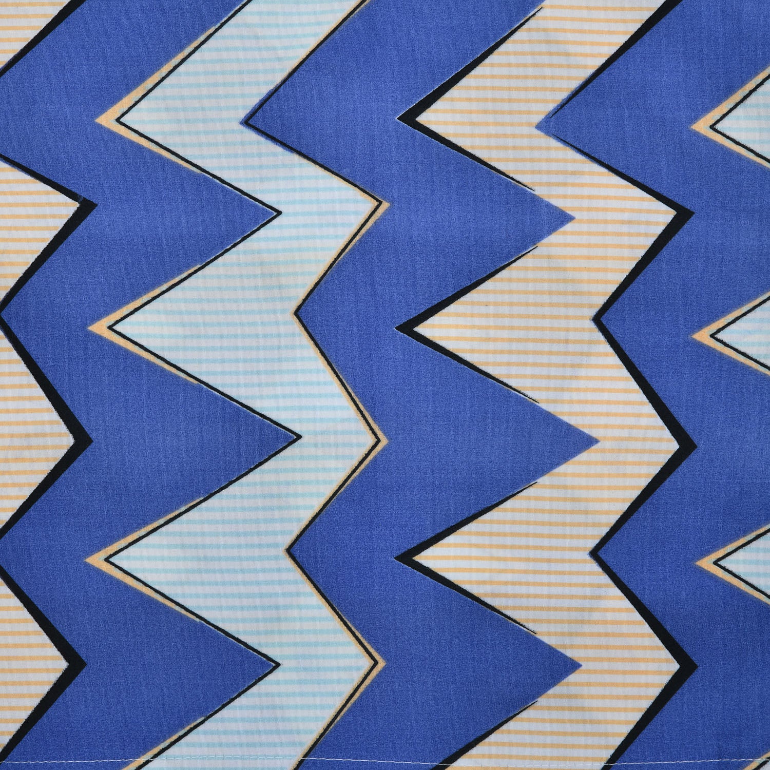 Ammara Zigzag Print 46 x 69 cm Pillow Covers Set of 2 (Multicolor)
