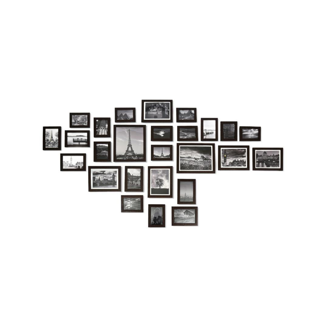 Mirage Combo Photo Frame 26 Pieces (Brown)