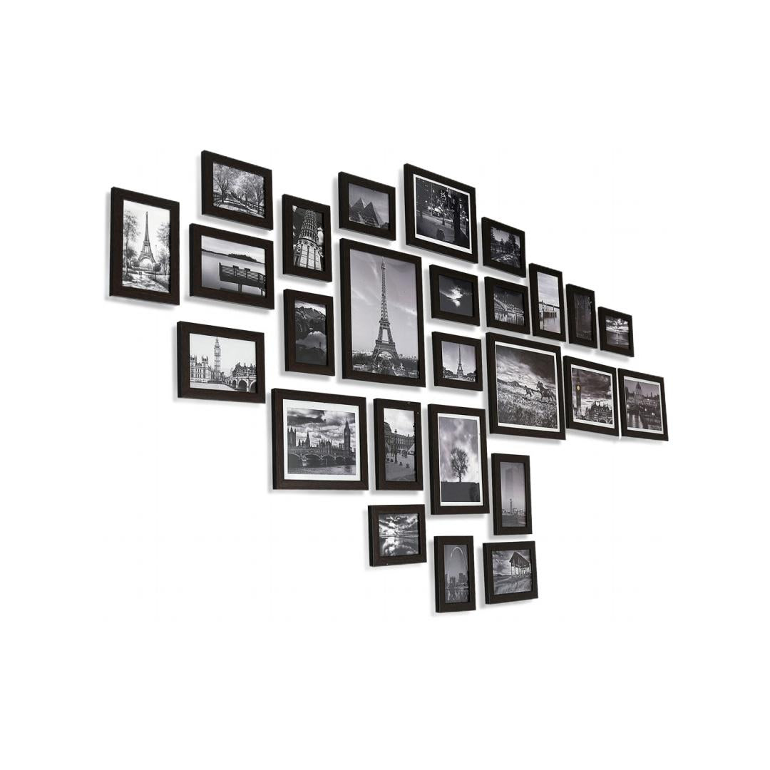 Mirage Combo Photo Frame 26 Pieces (Brown)