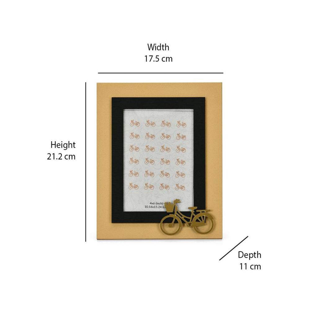Single Cycle Rectangular Photo Frame 18 x 23 cm (Beige)