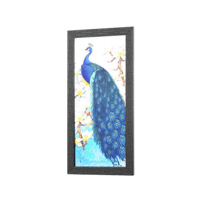Peacock on Branch Painting (Sea Green)