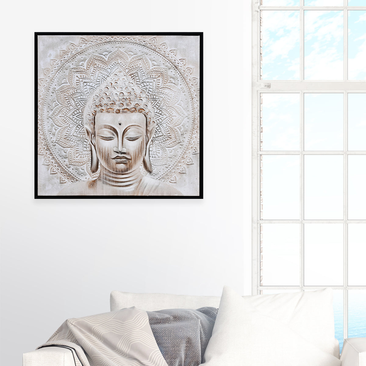 Vinyl Wall Decal Running Word Lettering Runner Room Art Run Stickers Mural  (ig5497) | Wall paint designs, Simple wall paintings, Buddha painting