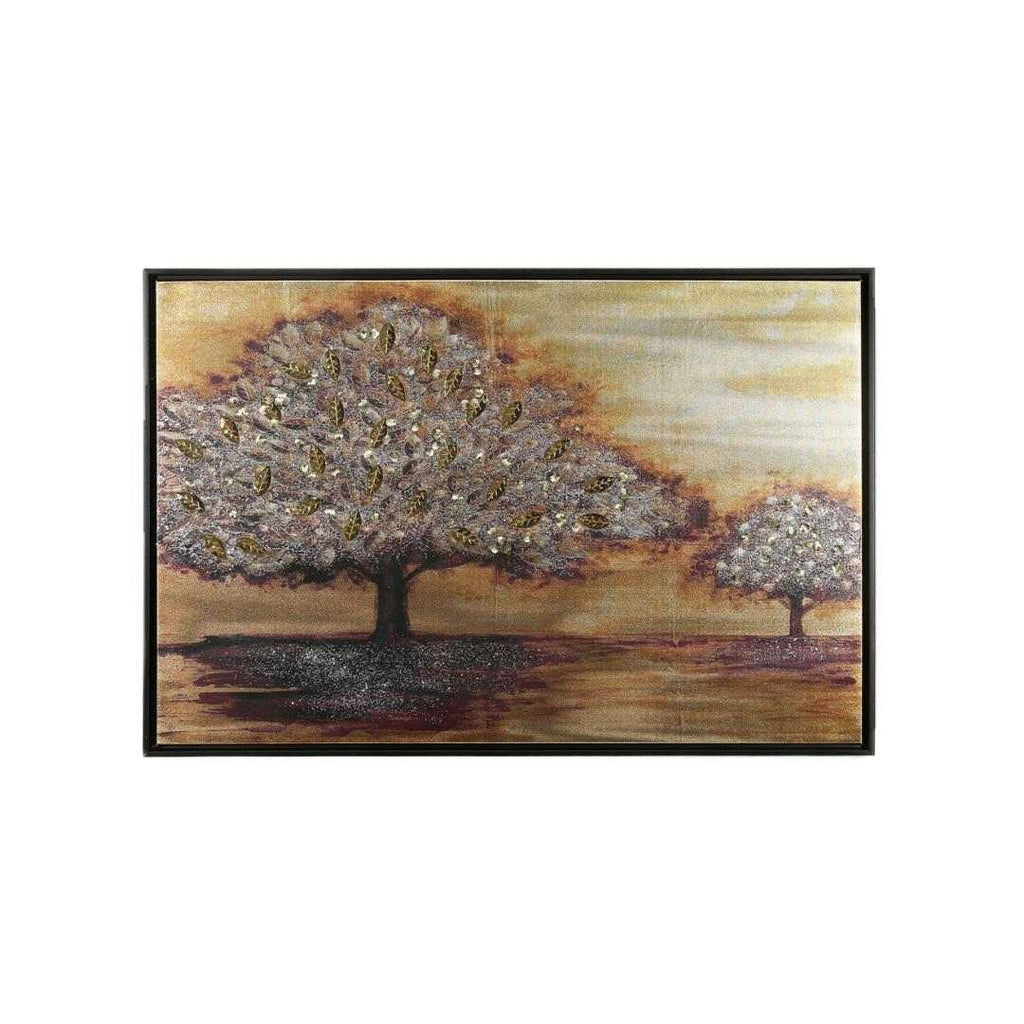 Tree Painting (Gold, Brown)