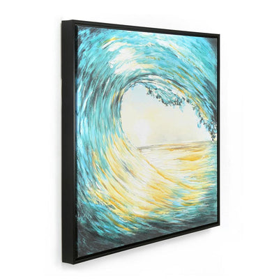 Sea Wave Painting (Blue)