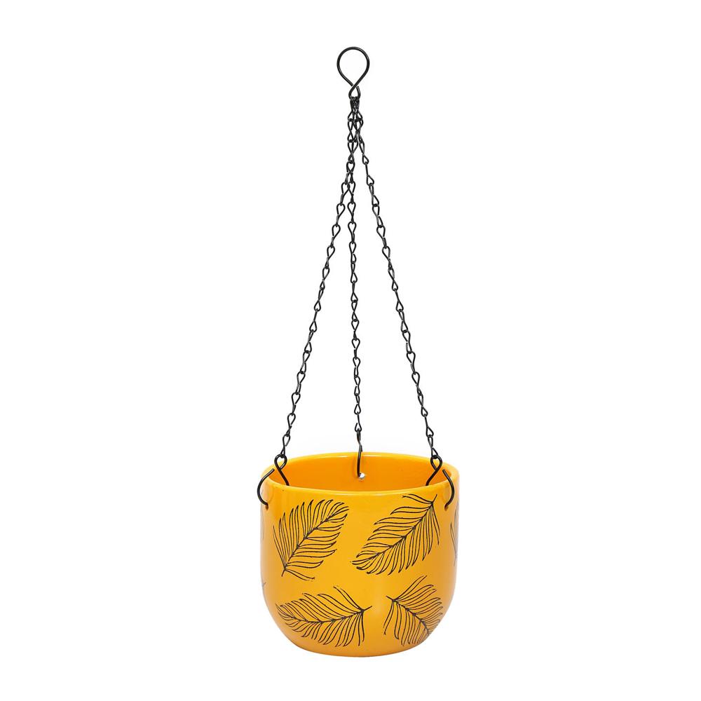Caddy with Chain Planter (Yellow)