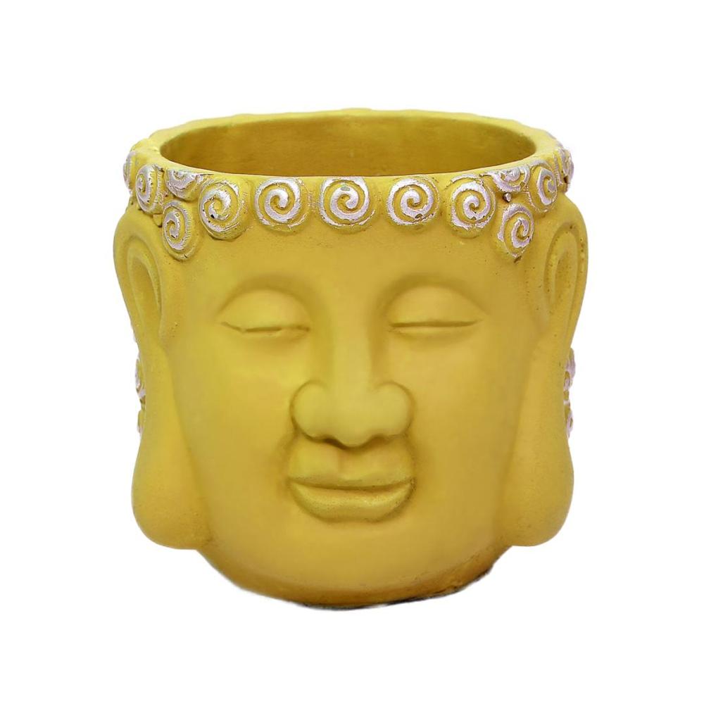 Buddha Face Planter (Yellow)