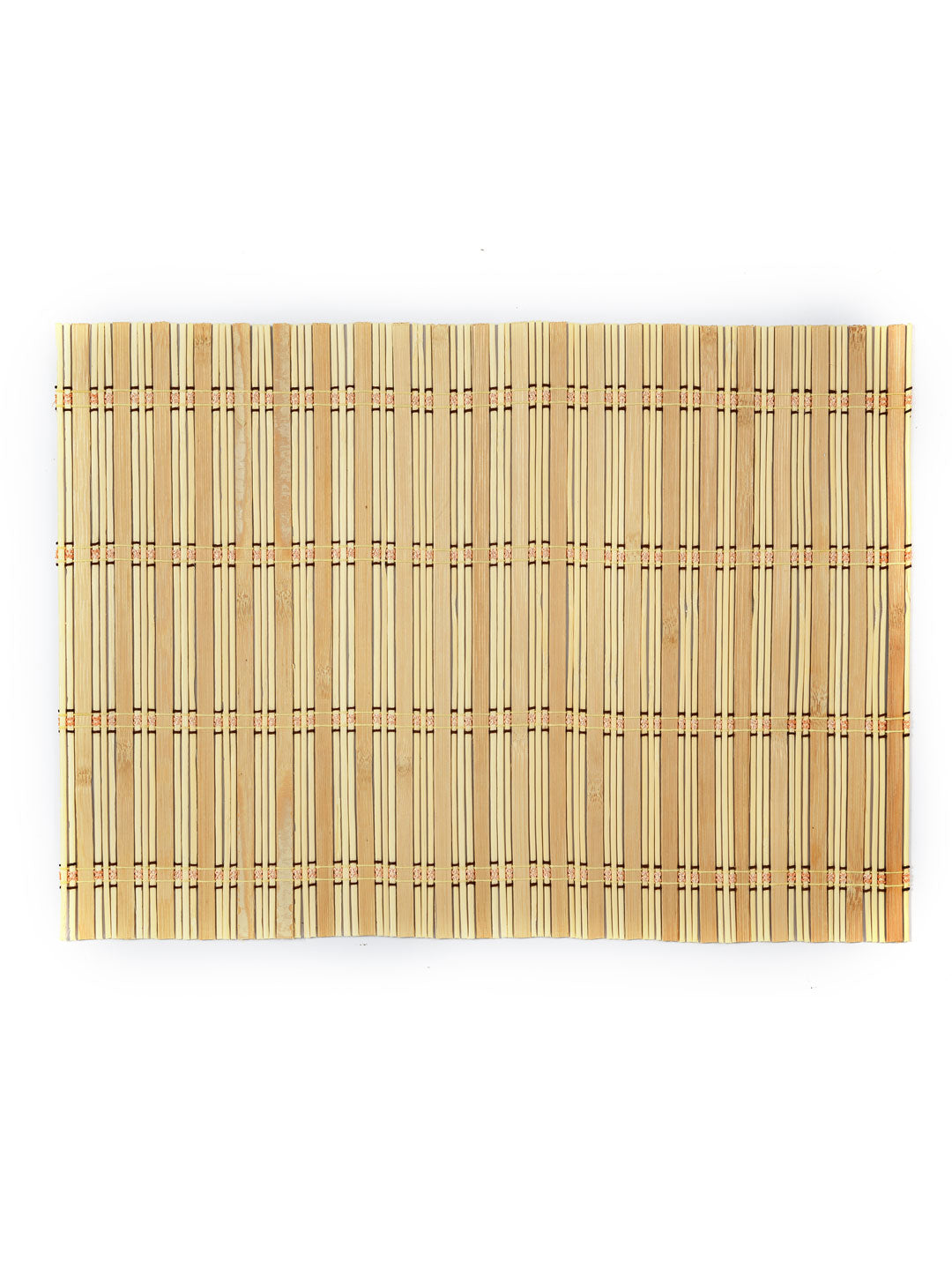 Bamboo Placemat 45 x 30 cm Set of 6 (Brown)