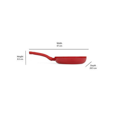 Bergner Bellini Induction Frypan (Red)