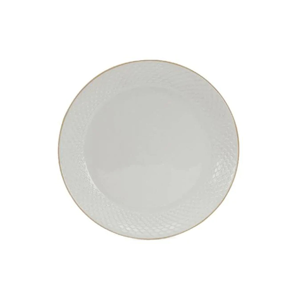 Ripple Dinner Plate Set of 6 (White)