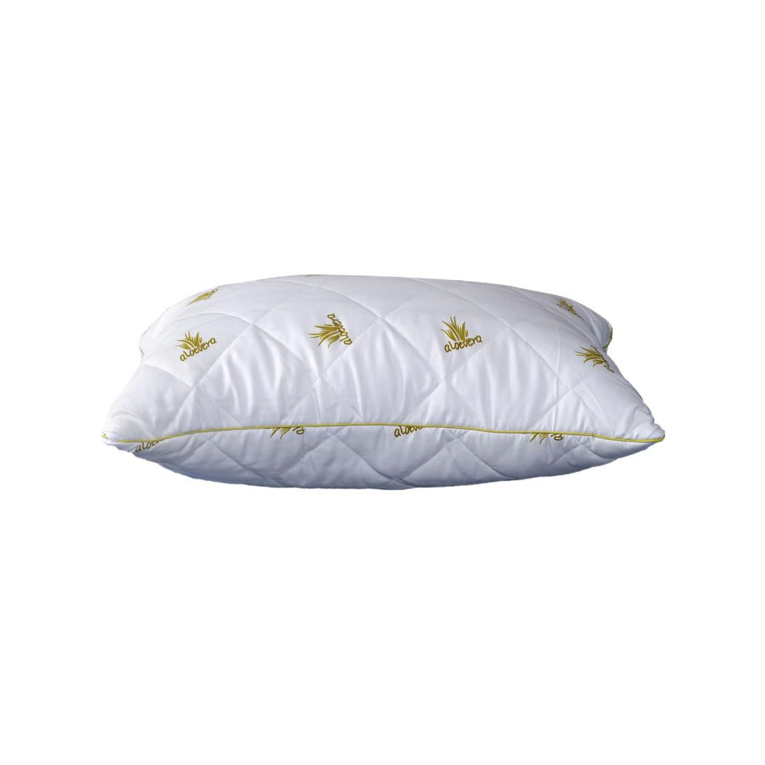 Aloevera Quilted Pillow (White)