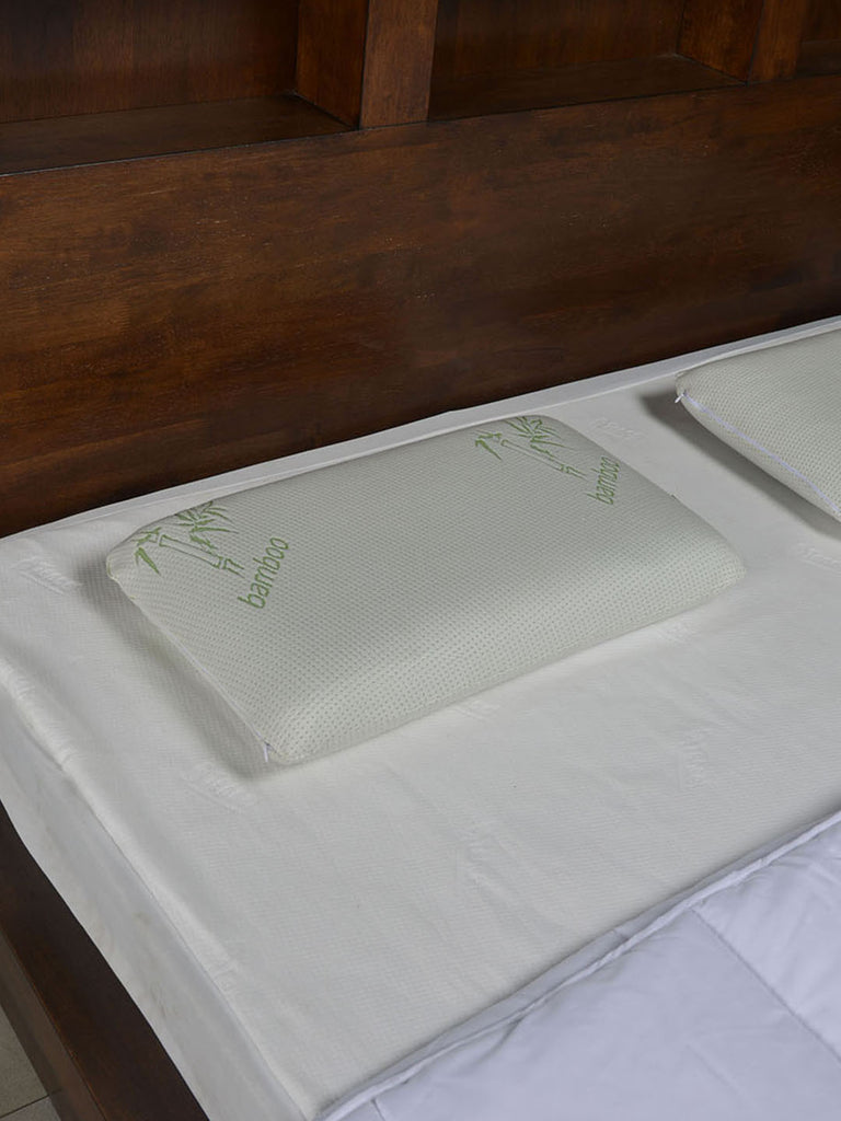 Gel Infused 40 x 60 cm Memory Foam Pillow White