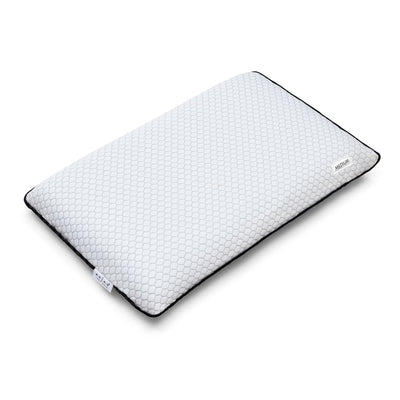 Arias Charcoal Medium Memory Foam Pillow (White)