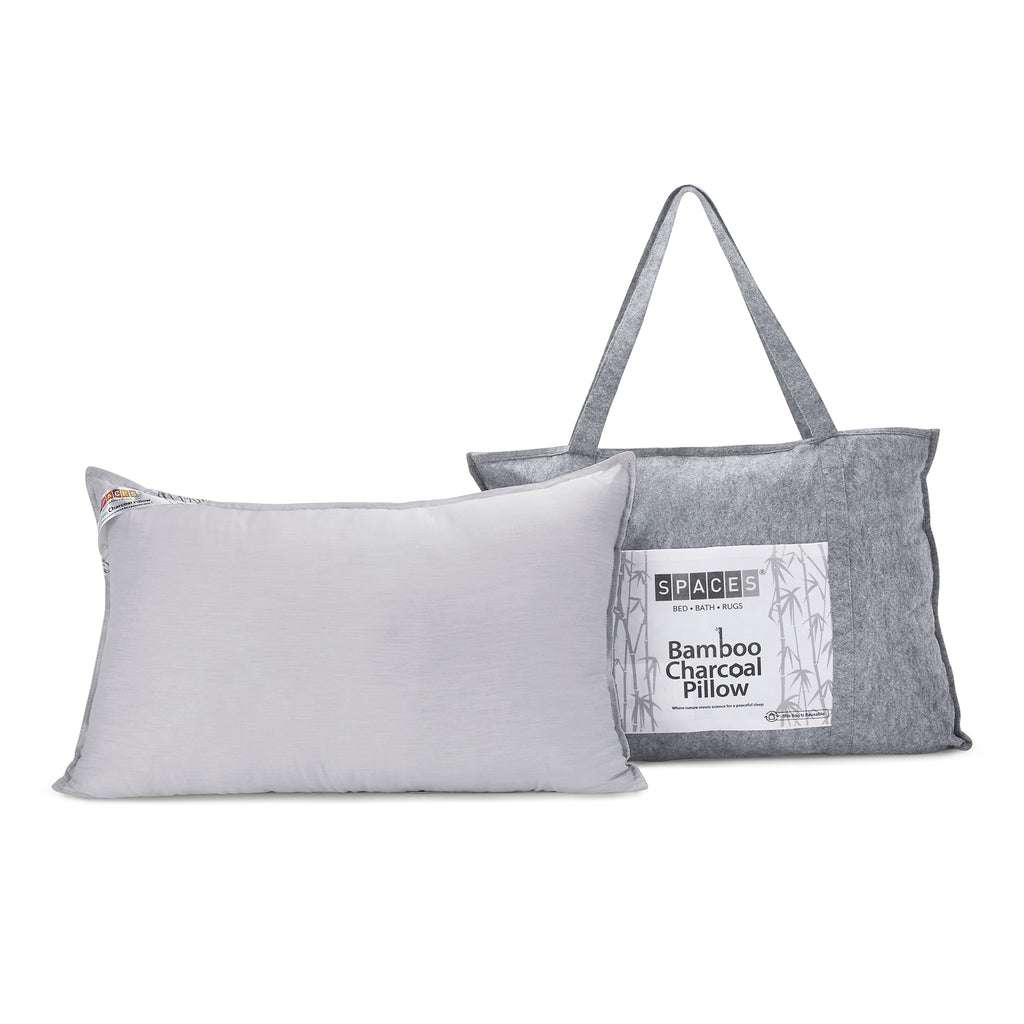 Spaces Bamboo Charcoal Pillow  223 TC(White)