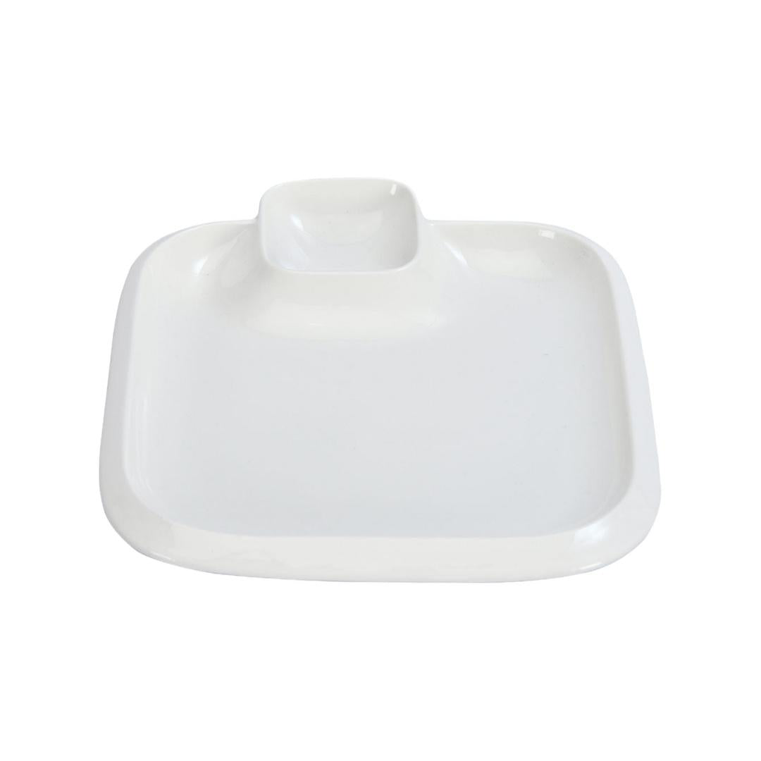 Horeca Chip & Dip Platter 18 cm (White)