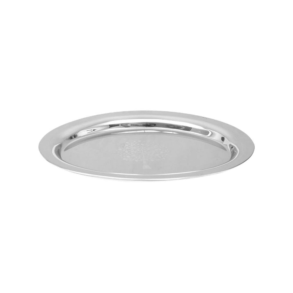 Oval Rice Platter (Silver)