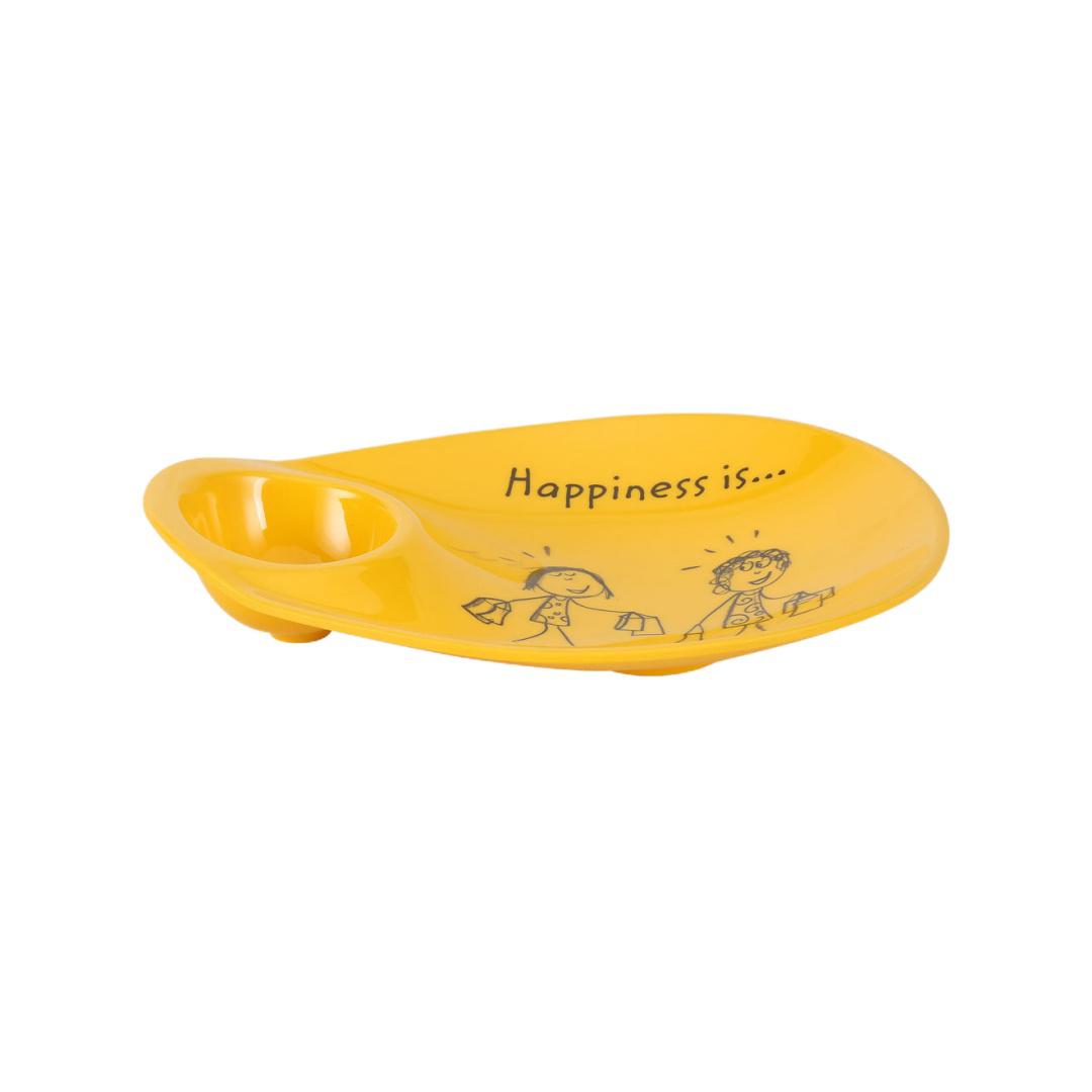 Happiness Chip & Dip Platter (Yellow)