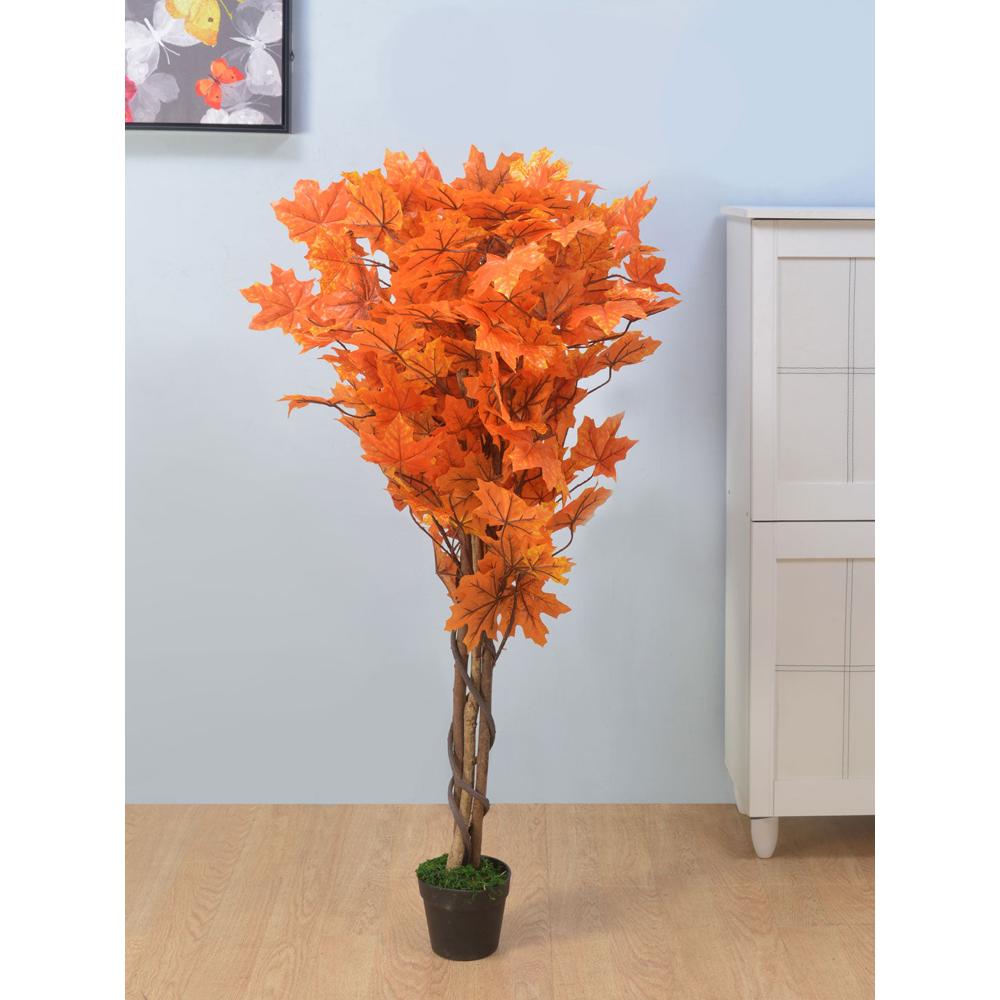 Maple Artificial Tree (Orange)