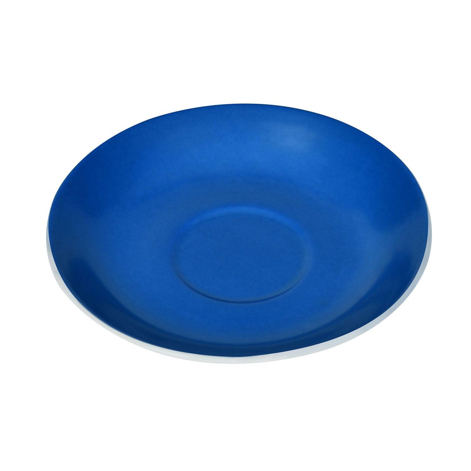 Clay Craft Ceramic 210 ml Cup & Saucer Set of 12 (Blue & White)