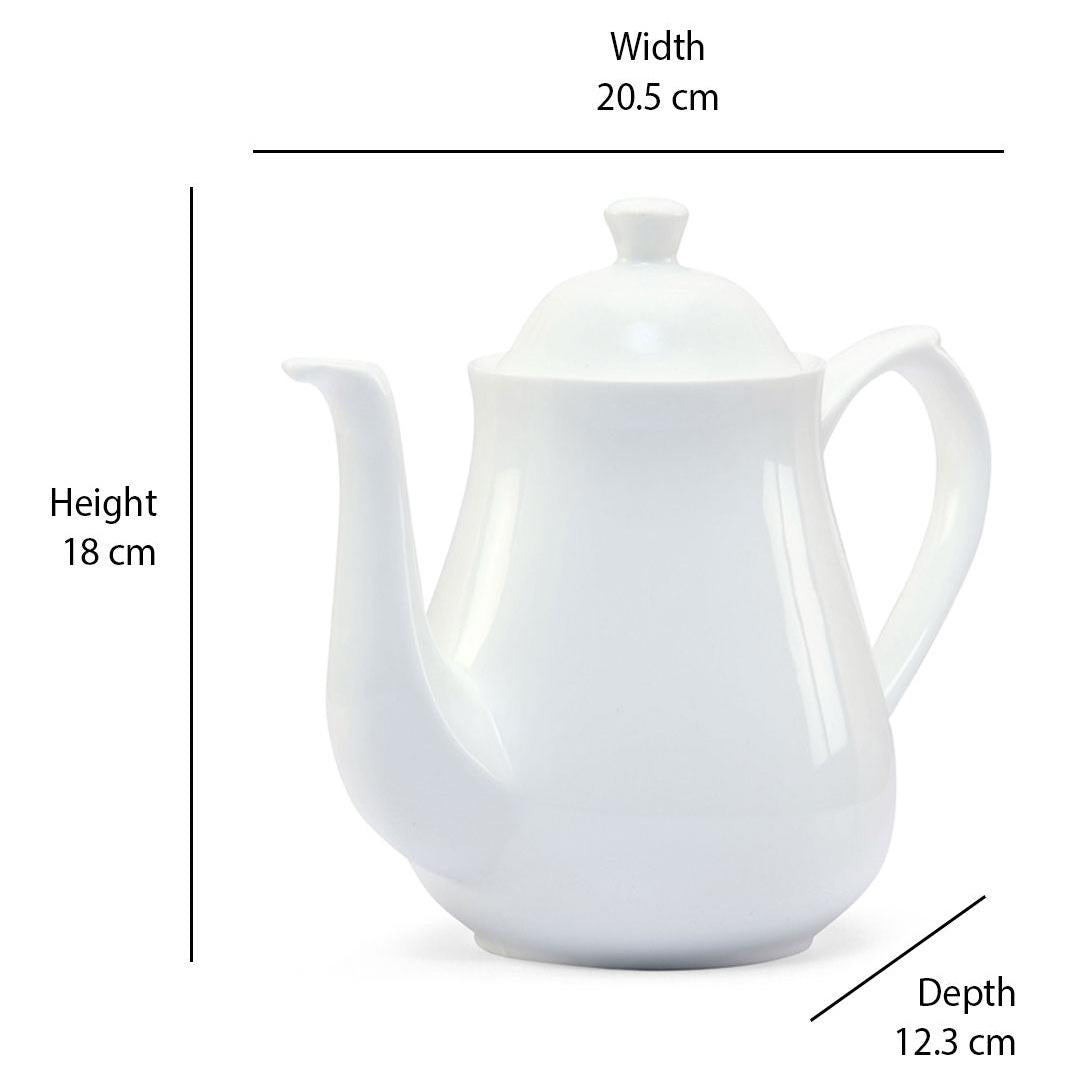 Horeca 930 ml Tea Pot (White)