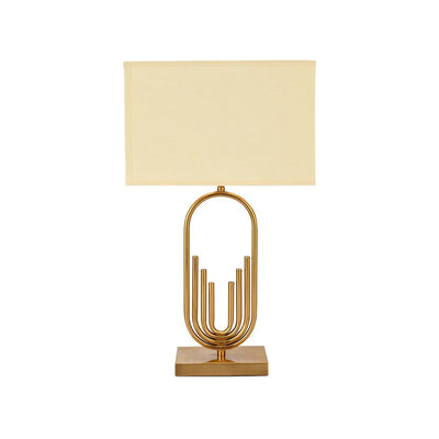 Contemporary Sleek Table Lamp (Gold)