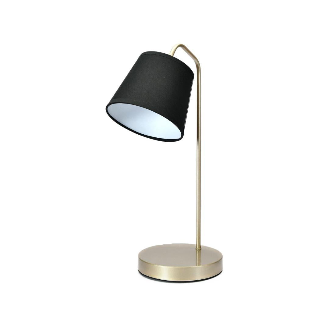 Downlighter Desk Lamp (Black & Gold)