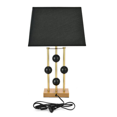 Trio Leg Sleek Table Lamp (Black & Gold)