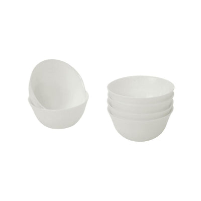 Plainware Soup Bowl Set Of 6 (White)