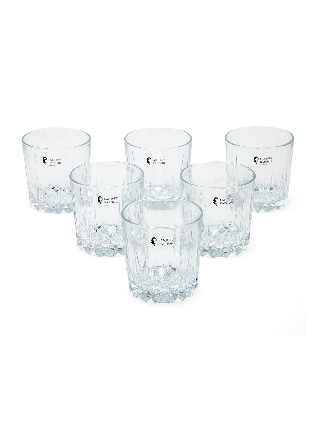 Whiskey glass monarch Set of 6 300ml(clear)
